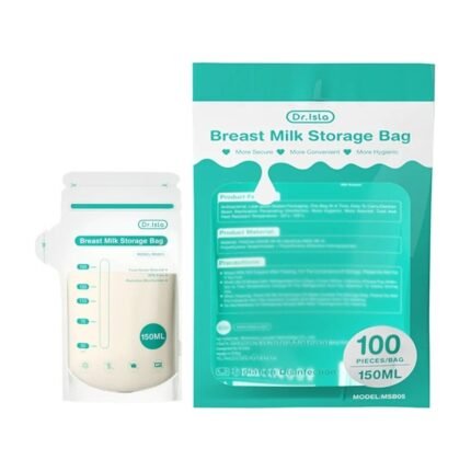 Rintamaitopussit 150 ml kaksoissulkimella - 100 kpl